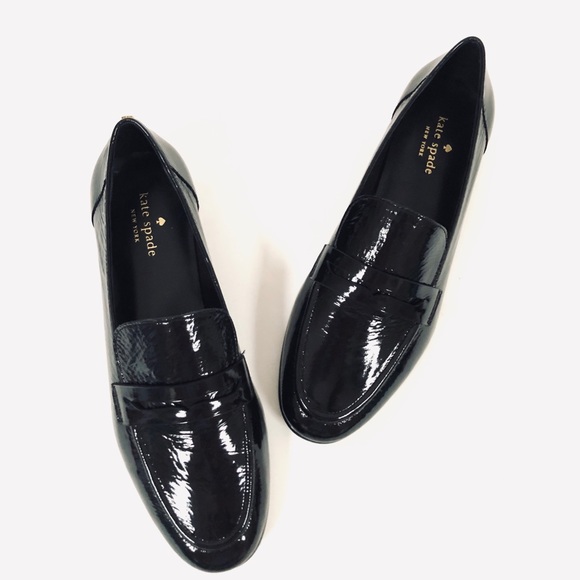 kate spade NEW YORK Genevieve Black Leather Loafer - Picture 3 of 6